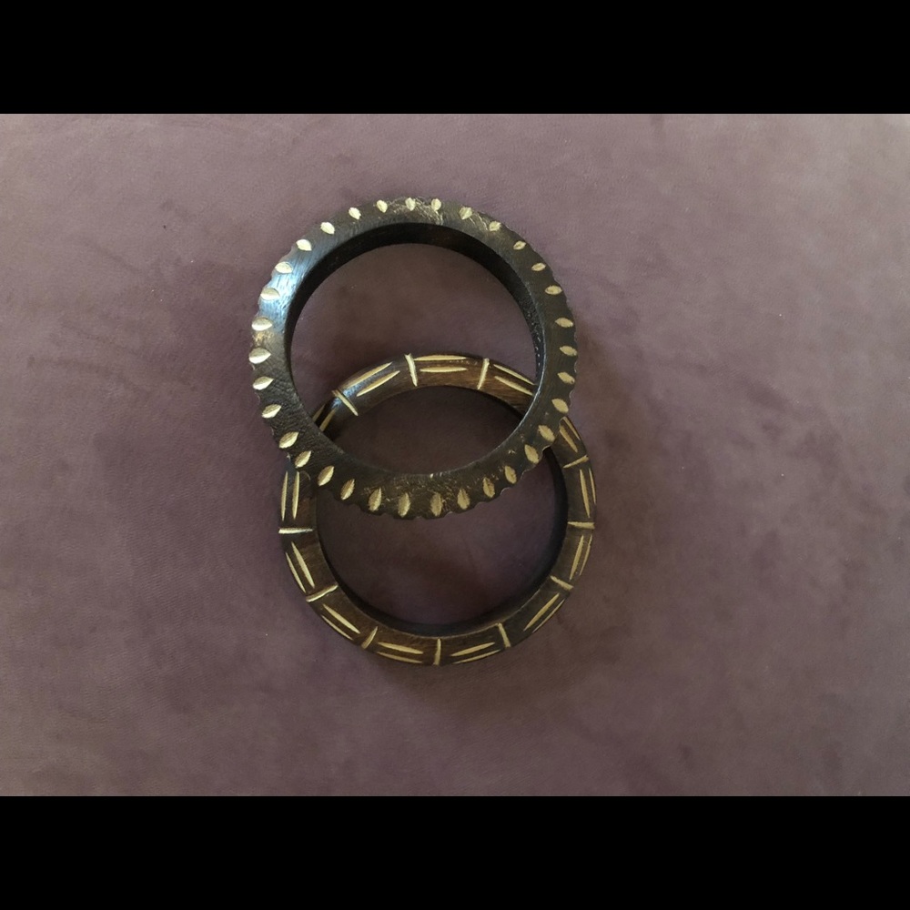 Wood bangles